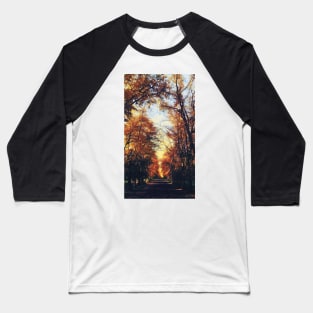 Autumn Path Baseball T-Shirt